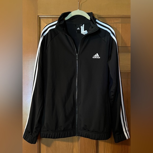 ADIDAS. Classic track jacket. Barely worn, like new. Size Large. - Picture 1 of 2